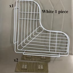 Space Saving Corner Shower Rack - Triangular Bathroom Organizer Without Drilling, Suitable for Storing Shampoo and Soap