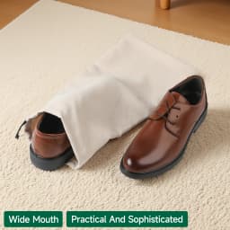 WEEDI 3/10Pack Shoe Storage Bags, Travel Accessories, Dustproof & Reusable, Flannel Shoe Pouch with Drawstring Travel Shoe Bags