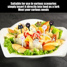 Small Fruit Forks For Children Kids Cute Animal Food Picks Snack Toothpicks Lunch Bento Box Accessories