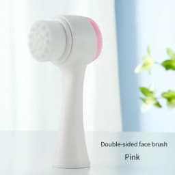 CNK Wholesale 3D Bilateral Cleanser Brush Facial Soft Manual Massage Silicone Facial Bristles Silicone Double Sided Face Brush