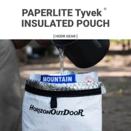 [HODRGEAR] Outdoor Tyvek® Insulated Food Pouch Ultralight Freeze-Dried Meal Cozy Warmer Bag Tear-Resistant Hiking Camping Gear