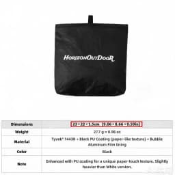 [HODRGEAR] Outdoor Tyvek® Insulated Food Pouch Ultralight Freeze-Dried Meal Cozy Warmer Bag Tear-Resistant Hiking Camping Gear