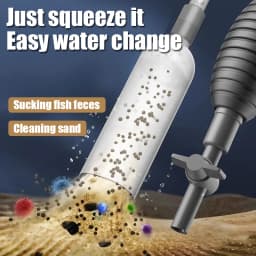 New Fish Tank Water Changer Sand Washer Water Pump Fish Tank Water Absorber Siphon Pipe Manual Water Changer Toilet