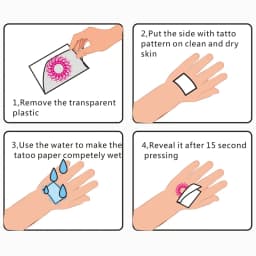 Anything Is Possible Temporary Tattoos Incentive Letter Waterproof Fake Tatoo Sticker Body Art Tatoo Body Sticker for Man