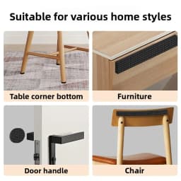 Thicken Non Slip Furniture Pads Self Adhesive Rubber Mute Mats Table Chair Foot Protection Pad Bumper Anti-Slip Pad DIY Shape