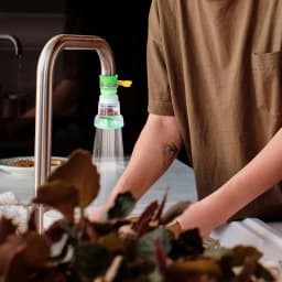 360 Degree Adjustable Kitchen Sink Faucet Extender Multi Color Tap Water Filter with Sediment Balls Bio Filter UV Sterilizer