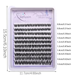 Lash Clusters Extensions Natural Look Lashes D Curl Fluffy Cluster Lashes DIY Eyelash