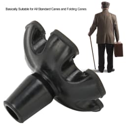 Cane Tips 6 Pillar Design Nonslip Rubber 19mm Crutch Tips with for Walking Stick Shooting Stick Rubber Tips for Canes