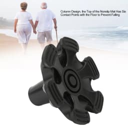 Cane Tips 6 Pillar Design Nonslip Rubber 19mm Crutch Tips with for Walking Stick Shooting Stick Rubber Tips for Canes