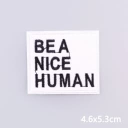Colorful Letters Applique Iron On Patches For Clothing Stickers Cartoon Phrases Embroidered Patches On Clothes Fusible Badges