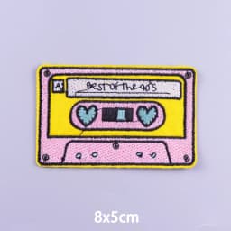 Colorful Letters Applique Iron On Patches For Clothing Stickers Cartoon Phrases Embroidered Patches On Clothes Fusible Badges