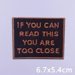 Colorful Letters Applique Iron On Patches For Clothing Stickers Cartoon Phrases Embroidered Patches On Clothes Fusible Badges