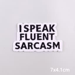 Colorful Letters Applique Iron On Patches For Clothing Stickers Cartoon Phrases Embroidered Patches On Clothes Fusible Badges