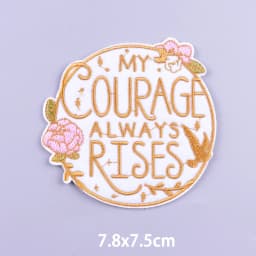 Colorful Letters Applique Iron On Patches For Clothing Stickers Cartoon Phrases Embroidered Patches On Clothes Fusible Badges