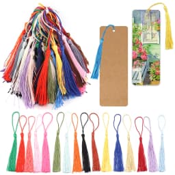 30pcs 13cm Hanging Rope Polyester Tassel Fringe Soft Flossy Tassel For DIY Bookmark Keychain Pendants Jewelry Making Accessories
