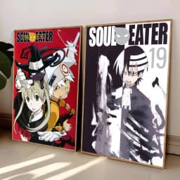CARTOON S-soul E-Eater Anime Poster High-definition art sticker Self adhesive waterproof home decoration for living room