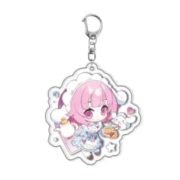 Anime PJSK Keychain 55mm Pin Brooch Project Sekai Momoi Airi Hinomori Shizuku Acrylic Keyring Strap Figure Hanging Accessories