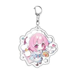 Anime PJSK Keychain 55mm Pin Brooch Project Sekai Momoi Airi Hinomori Shizuku Acrylic Keyring Strap Figure Hanging Accessories