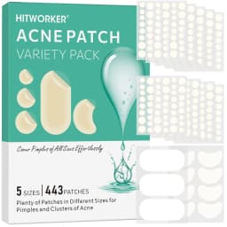 Hydrocolloid Acne Patch Facial Cleansing Care Essence, Tool Accessory, Invisible and Waterproof, Suitable for All Skin Types