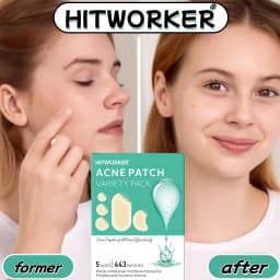 Hydrocolloid Acne Patch Facial Cleansing Care Essence, Tool Accessory, Invisible and Waterproof, Suitable for All Skin Types
