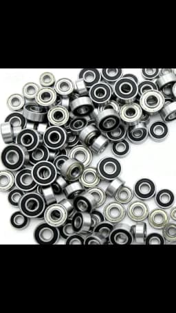 10Pcs|20Pcs 608 ZZ 608RS Ball Bearings Metal Double Shielded Miniature Deep Groove Skateboard Ball Bearings 8mm X 22mm X 7mm