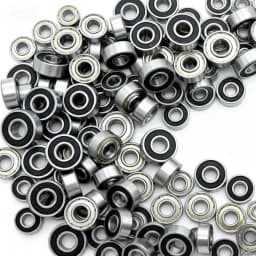 10Pcs|20Pcs 608 ZZ 608RS Ball Bearings Metal Double Shielded Miniature Deep Groove Skateboard Ball Bearings 8mm X 22mm X 7mm