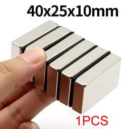 40x25x10mm Super Strong Neodymium Magnet N35 NdfeB Permanent Magnetic imanes Block Powerful Magnets Refrigerator