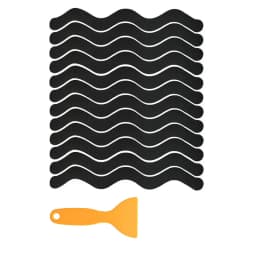 6/12/24Pcs Anti Slip Shower Stickers With Scraper Safety Bathtub Strips Adhesive Decal Waterproof For Bath Tub Shower Stairs