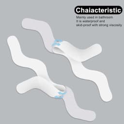6/12/24Pcs Anti Slip Shower Stickers With Scraper Safety Bathtub Strips Adhesive Decal Waterproof For Bath Tub Shower Stairs