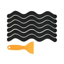 6/12/24Pcs Anti Slip Shower Stickers With Scraper Safety Bathtub Strips Adhesive Decal Waterproof For Bath Tub Shower Stairs