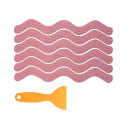 6/12/24Pcs Anti Slip Shower Stickers With Scraper Safety Bathtub Strips Adhesive Decal Waterproof For Bath Tub Shower Stairs