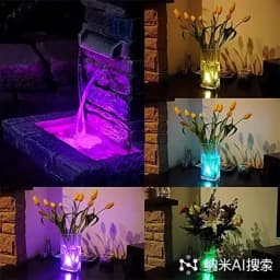 Mini Submersible LED Lights with Remote Control - Small Tea Light Underwater Light Battery Powered for Party Event Vase Fishtank