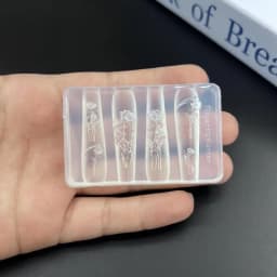 Rose Flower Skull Silicone Nail Art Molds DIY Skeleton Hand Design Transparent Carving Mold Nail Art Decorations