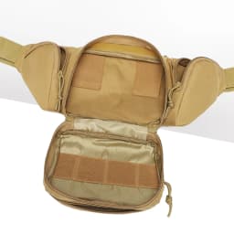 Outdoor multifunctional waist bag, large capacity, lightweight, running sports crossbody bag