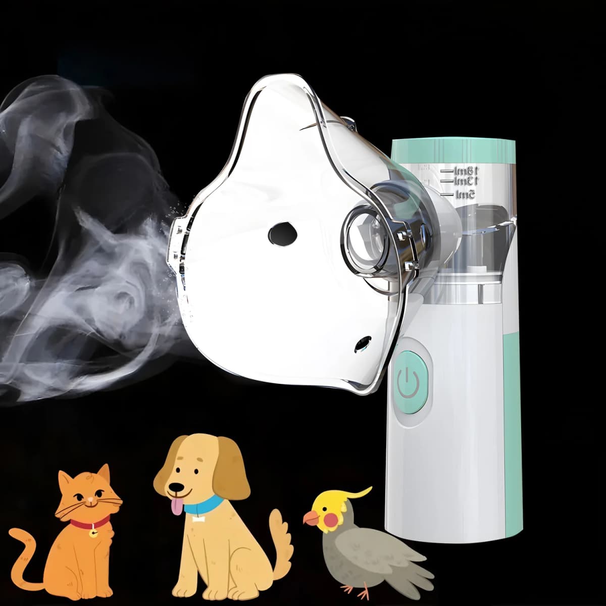 Pet Portable Nebulizer Machine Medical Atomizer Nebuliser Inhalator for Animal Silent Inhaler Humidificador Nebulizador