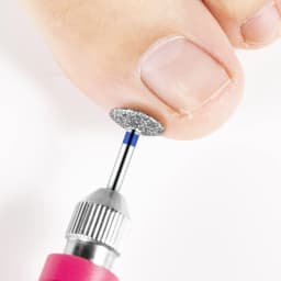 Diamond Nail Grinding Heads for Electric Drills Removable Polish/Cuticle Trim Bits Professional Manicure Pedicure Tool Flat Disk