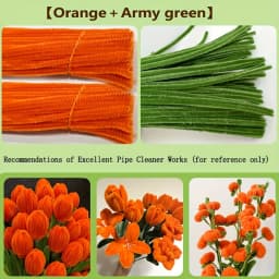 100/200Pcs Pipe Cleaners Craft Supplie 2 Assortment Pastel Color Chenille Stem for Art and Craft Project Creative DIY Decoration