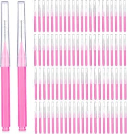 100Pcs Interdental Brush Toothpick Dental Tooth Flossing Head Oral Dental Hygiene Flosser Cleaners Tooth Cleaning Tool