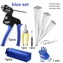 Automatic Zip Tensioning Tool Cable Ties Plier Cable Ties Guns Stainless Steel Hand Fastening Strap Cutting Wrap Tool