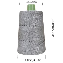 200m 3mm Summer Crochet Yarns Ice Rope Thread for DIY Knitting Bag Purse Sun Hat Shoes Cushions Weaving Yarn Sewing Accessories