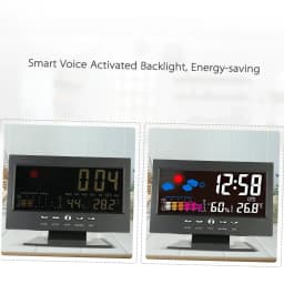 Multi-functional Weather Station Clock Thermometer Hygrometer Calendar Digital LCD Display Temperature and Humidity Meter