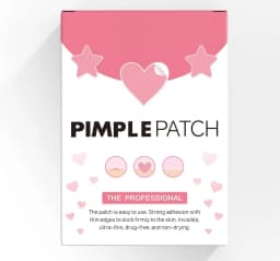 40pcs Hydrocolloid Acne Patches - Absorb Pus & Oil, Reduce Redness, Invisible Fit for All-Day Wear.