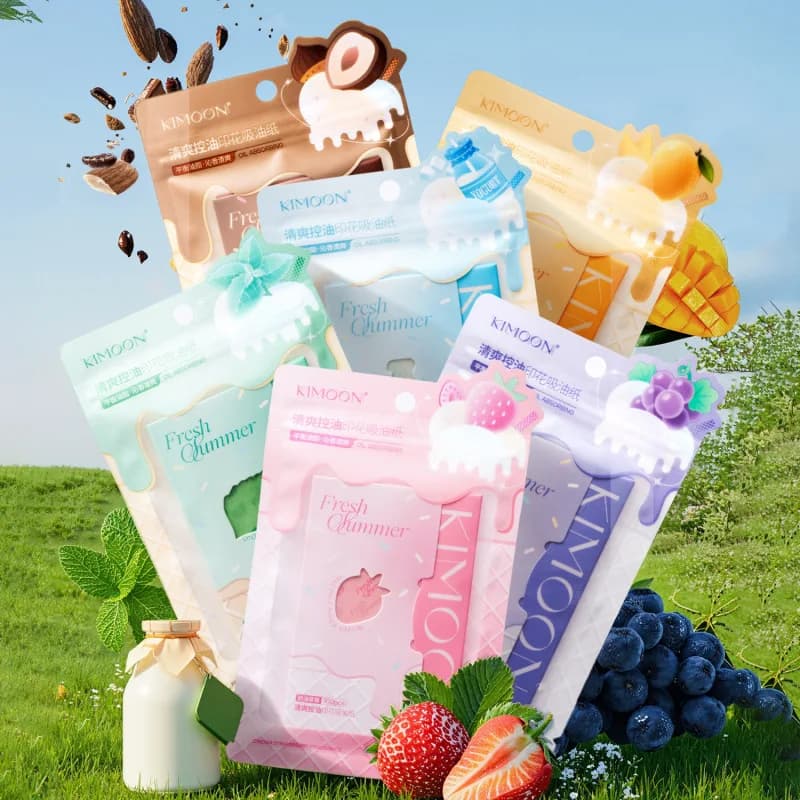 100pcs/1Packs Face Oil Blotting Paper Protable Matting Wipes Cleanser Facial Oil Control Oil-absorbing Face Cleaning Tools