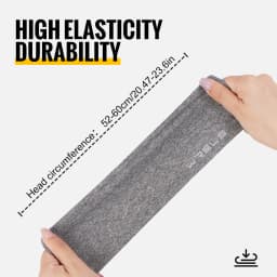 WRELS 1/2/3Pcs Sweatband Sports Headband for Men Women Moisture Wicking Workout Headband Sweat Band Non Slip Elastic Hairband