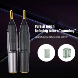 Ultra Thin Precision Trimmer Electric Nose Hair Trimmer Mini Portable Ear Trimmer For Men Nose Hair Shaver Waterproof Safe Clean