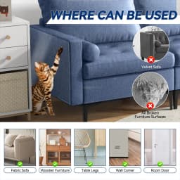 Cat Scratch Deterrent Tape Furniture Protectors From Cats Transparent Self-Adhesive Pet Training Tape for Sofa Furniture Sticker