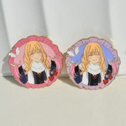 Kitagawa Marin Badges Anime My Dress-Up Darling Metal Pins Pendant Manga Brooches for Backpack Clothing Lapel Cosplay ACG Goods