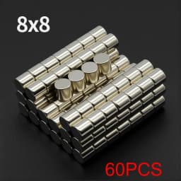 Powerful Neodymium Magnet N35 NdfeB Permanent Magnetic imanes Round Super Strong Fridge Magnets DIY 3x3 5x5 6x6 8x8 10x10mm