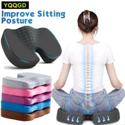 Seat Cushion Office Chair Cushions Coccyx Orthopedic Memory Foam U Seat Massage Chair Cushion Pad Car Massage Cushion