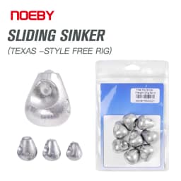 Noeby Sliding Sinker 14g 21g 28g Texas Rig Free Rig Florida Rig Carolina Rig Sinker Soft Bait Freshwater Fishing Tackles